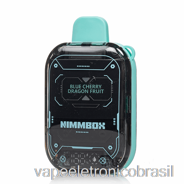 Vape Recarregável Vapengin Nimmbox 10000 Descartável Fruta Do Dragão Cereja Azul